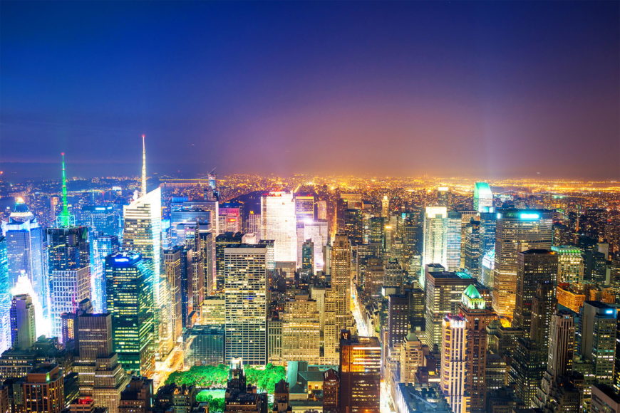 Die Vlies Foto-Tapete "New York Manhattan"