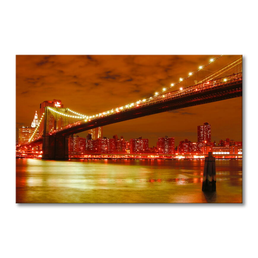 Das Leinwandbild Brooklyn Bridge - Städte