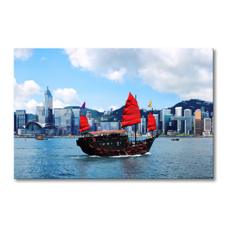 Dein Leinwandbild Hongkong Boat - Städte